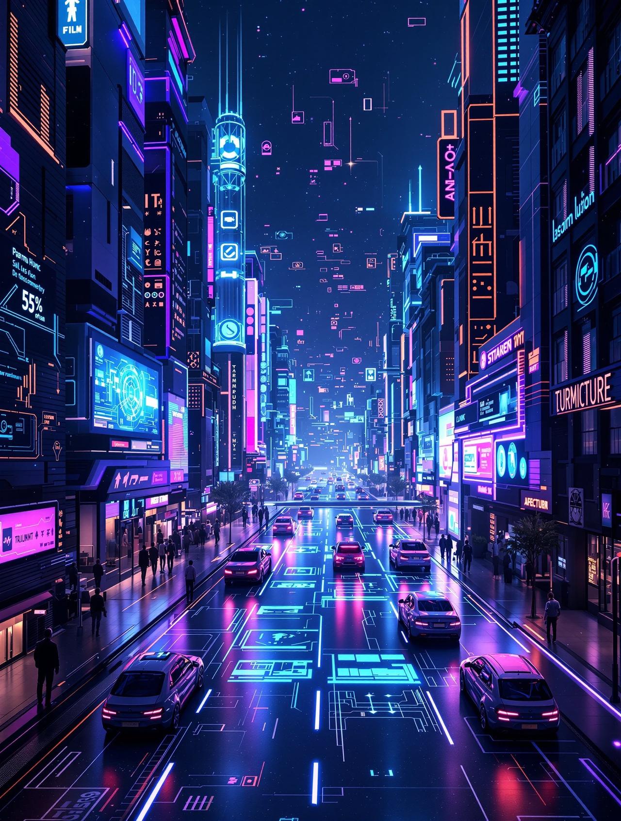 全能影院作品《未来城市》海报